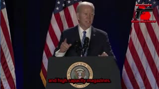 Babbling Biden Promises AR-15 Ban 'Come Hell or High Water!