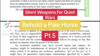 Silent Weapons for Quiet Wars pt 5 Behold A Pale Horse