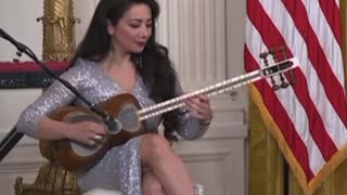 The White House has live music as the world burns.