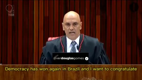 Douglas Gomes @verdouglasgomes -In Brazil, it's forbidden to question the result of the elections