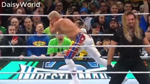 WWE 8 April 2024 Cody Rhodes vs Roman Reigns Undisputed Universal Championship WrestleMania 40 Match
