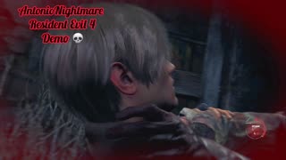 Resident Evil 4 Remake - My Leon's first death scene. PS5 gameplay Frame Rate Setting 11/10
