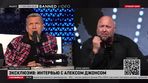 EXCLUSIVE! Alex Jones Appears On Top Russian Talk Show - "Americans Are Against The War"