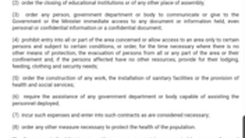 QUÉBEC HEALTH ACT Updated: "order compulsory vaccination of the entire population"