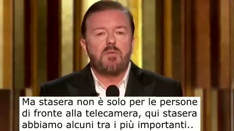 Ricky Gervais – Golden Globes 2020 (SUB ITA)