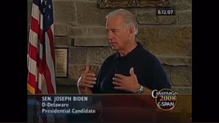 2008 Video of Joe Biden Talking about Withdrawing Troops and Leaving Equipment Behind in Iraq