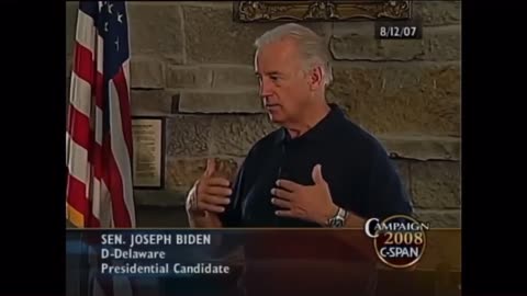 2008 Video of Joe Biden Talking about Withdrawing Troops and Leaving Equipment Behind in Iraq