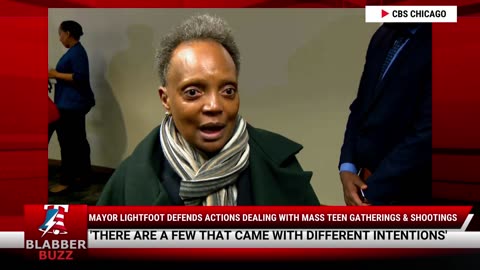 Mayor Lightfoot Defends Actions Dealing With Mass Teen Gatherings & Shootings
