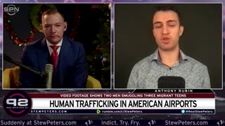 Human Trafficking At American Airports: Video Shows Two Men Trafficking Three Migrant Invaders