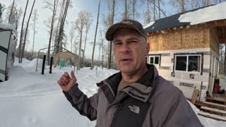 An Alaskan homestead gets new equipment and one of them is a GAME CHANGER!!! Alaska tiny cabin