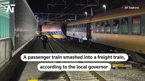 Tragic Train Collision 4 Dead, 26 Injured in Czech City | Amaravati Today