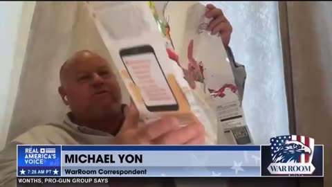 Michael Yon shows the rape kit that is handed out