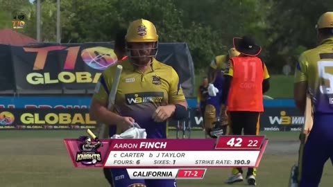 US Masters T10 2023, Qualifier 1 Highlights: New York Warriors vs California Knights | Match 22