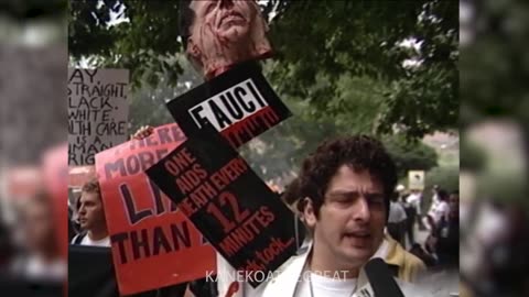 AIDS activists accused Fauci of prioritizing Big Pharma's profits over precious human lives.