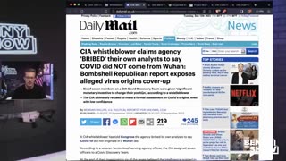 Whistleblower BOMBSHELL: CIA PAID Scientists to LIE About COVID Lab-Leak, FEDS Funded COVID Creation