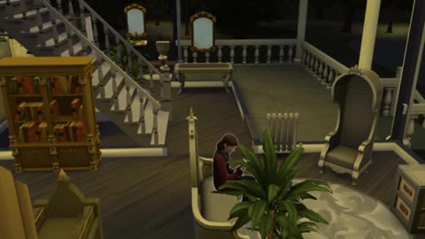 Sims 4 Modded version: two vamps getting trained
