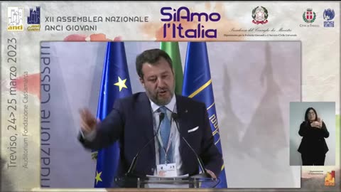 🔴 Ministro Matteo Salvini a Treviso per 12ª Assemblea Nazionale Anci Giovani (25/03/2023)