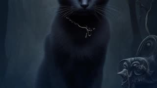 Black Cats | Gothic Art | Dark Art | Digital Art | Mysterious | Gloomy | Magic #blackcats #cats