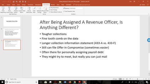 Being Assigned A Revenue Officer By The IRS