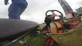 Kart125cc crash