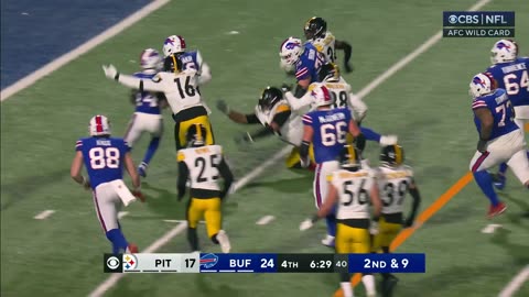 Can't-Miss Play: Shakir evades THREE would-be Steelers tacklers on 17-yard TD