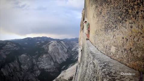 Alex Honnold's Free Solo Climb at Half Dome | Outlook | Outside Watch