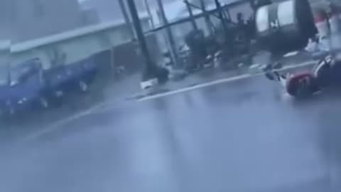 Philippines ran and big typhoon