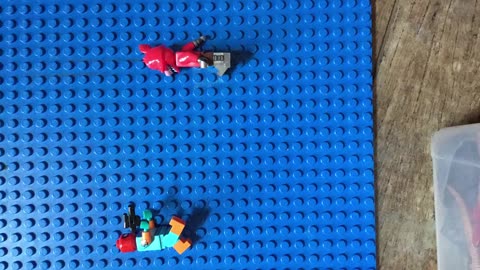Lego duel stop animation by the Llama King.