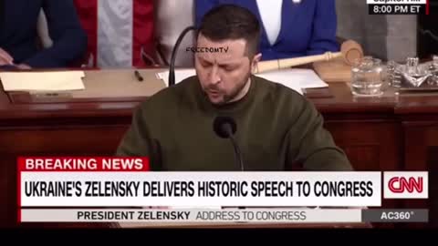 Ukraines Zelensky’s historic speech in front of Congress