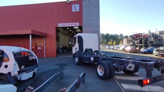 Truck measuring and wheel alignment training in Le Mans by Celette