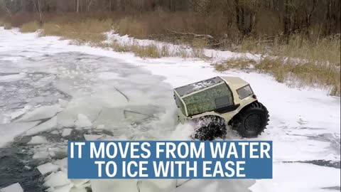 Russian SHERP ATV is an impressive off-road vehicle