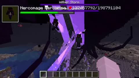 all Herobrine creepypasta mobs vs Wither Storm 7 STAGE in minecraft9