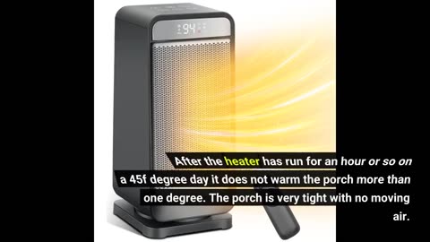 PELONIS PTH15A4BGB Ceramic Tower 1500W Indoor Space #Heater-Overview