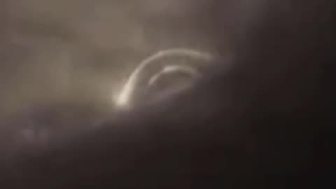 Black hole in sky at night