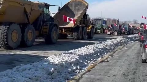 More truckers are on their way to block bridges and park around Parliament.