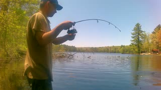 Part 1 of 3 Greenley Lake Fishing (Panfish & Pickerel fish)
