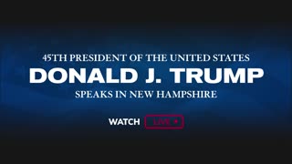 45th President Of the United States Donald J. Trump Speaks in New Hampshire