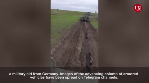 “Marder" combat vehicles supplied by Germany are preparing for counterattack on Ukrainian front