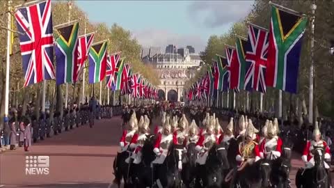 King Charles III hosts first state visit, welcomes South African president