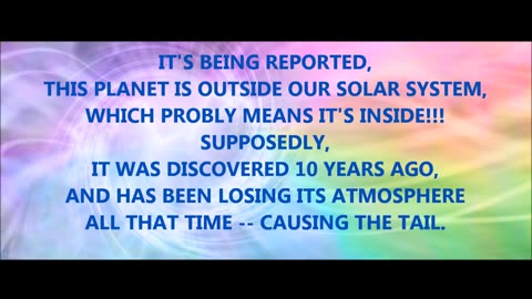 011124 PLANET NAMED WASP 69-B, HAS 350-THOUSAND-MILE-LONG TAIL!!! COULD B PLANET X!!!! EYES OPEN