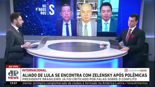 Aliado de Lula se encontra com Zelensky após polêmica