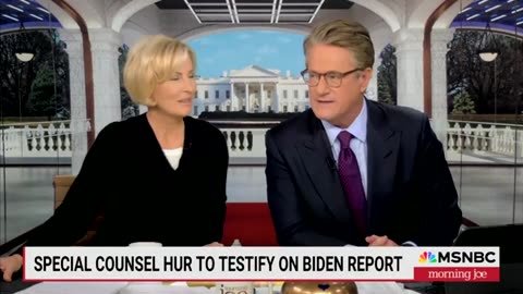 MSNBC Drama: Mika Brzezinski Tries To Shut Her Husband Up As He Goes on Rant Over Robert Hur