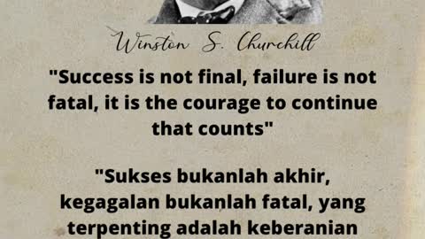 Quuotes : Winston S. Churchill