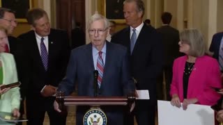 What Just Happened? McConnell FREEZES, Is Escorted Away From Presser