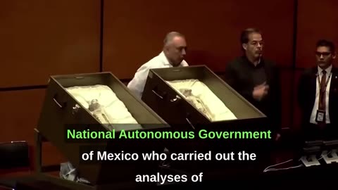 UFO expert displays supposed ‘non-human’ alien corpses in Mexico’s Congress