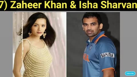 TOP 10 CELEBRITIES WITH CRICKETERS