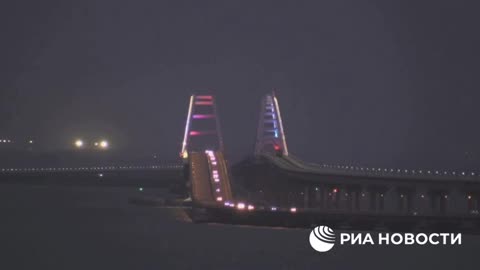 "Resumed traffic on Crimea bridge" (8-10-22)