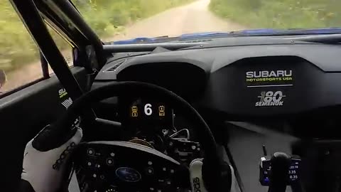 POV- Riding in Subaru's 2024 rally car