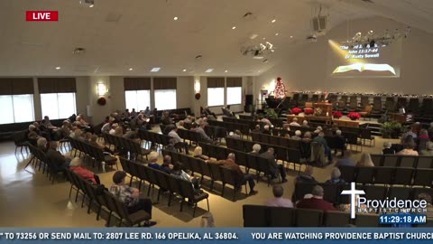 LIVE: Providence Baptist Church on RSBN - Sunday, November 26, 2023