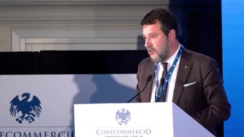 🔴 Ministro Matteo Salvini alla 22° edizione del Forum Internazionale di Confcommercio (19/04/2023).